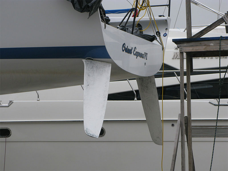 Far55 Rudder Manufacturing | High-Performance Yacht Rudders