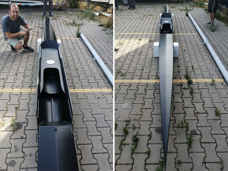 1x Racing Scull | Olimpik Seviye Karbon Fiber Kürek Teknesi Üretimi